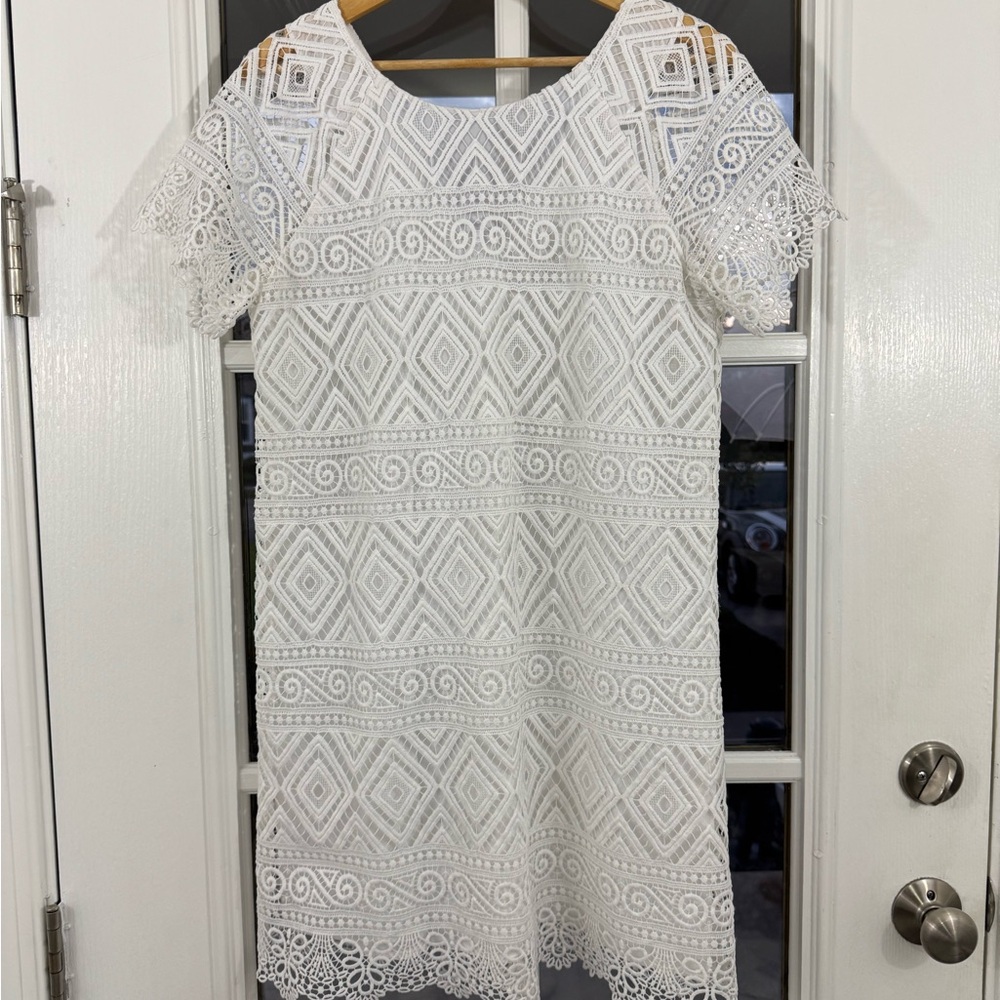 Madewell white Lace Lyric Dress Sz 4